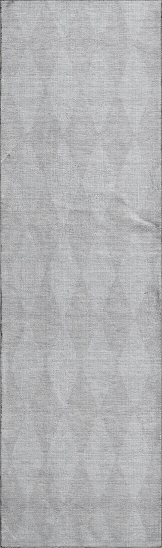 Piper Looms Mayfield Diamonds AMF578 Pewter Machine Washable Area Rug Runner Main Image