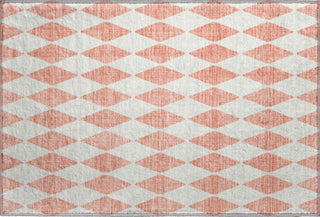 Piper Looms Mayfield Diamonds AMF578 Salmon Machine Washable Area Rug Scatter Main Image
