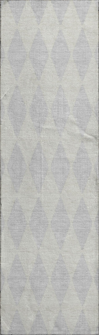Piper Looms Mayfield Diamonds AMF578 Silver Machine Washable Area Rug Runner Main Image