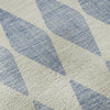 Piper Looms Mayfield Diamonds AMF578 Sky Machine Washable Area Rug Swatch Image