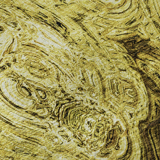 Piper Looms Mayfield Circles AMF579 Gold Machine Washable Area Rug Swatch Image