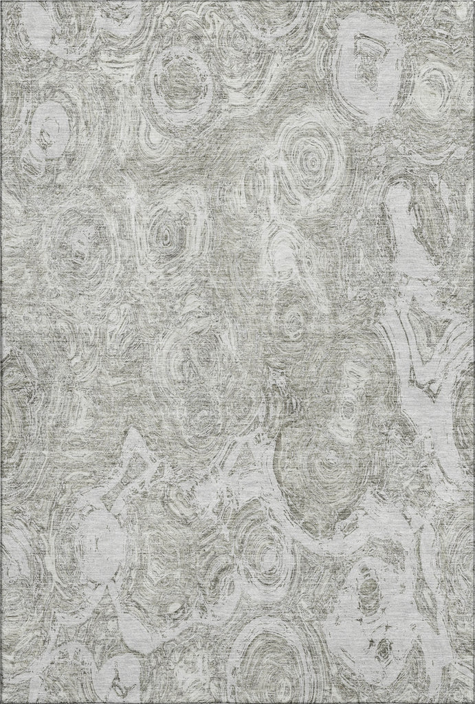Piper Looms Mayfield Circles AMF579 Ivory Machine Washable Area Rug main image