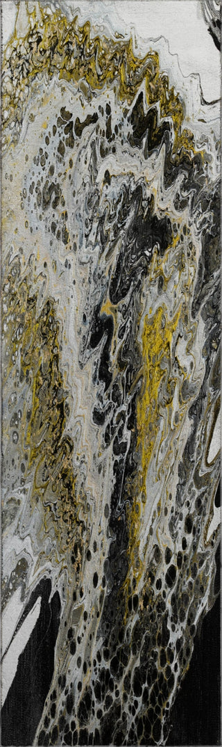 Piper Looms Mayfield Abstract AMF58 Midnight Machine Washable Area Rug Runner Main Image