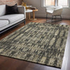 Piper Looms Mayfield Moroccan AMF580 Black Machine Washable Area Rug Lifestyle Image Feature