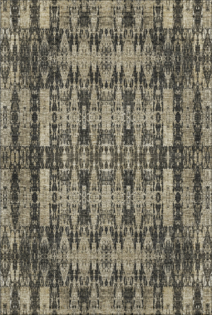 Piper Looms Mayfield Moroccan AMF580 Black Machine Washable Area Rug main image