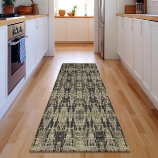 Piper Looms Mayfield Moroccan AMF580 Black Machine Washable Area Rug Runner Lifestyle Image Feature
