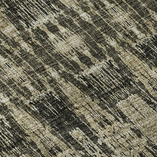 Piper Looms Mayfield Moroccan AMF580 Black Machine Washable Area Rug Swatch Image