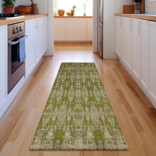 Piper Looms Mayfield Moroccan AMF580 Olive Machine Washable Area Rug Runner Lifestyle Image Feature