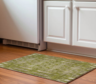 Piper Looms Mayfield Moroccan AMF580 Olive Machine Washable Area Rug Scatter Lifestyle Image Feature