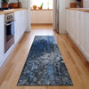 Piper Looms Mayfield Squares AMF581 Blue Machine Washable Area Rug Runner Lifestyle Image Feature