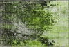 Piper Looms Mayfield Squares AMF581 Green Machine Washable Area Rug Scatter Main Image