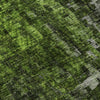 Piper Looms Mayfield Squares AMF581 Green Machine Washable Area Rug Swatch Image