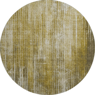 Piper Looms Mayfield Stripes AMF582 Brown Machine Washable Area Rug Round Main Image