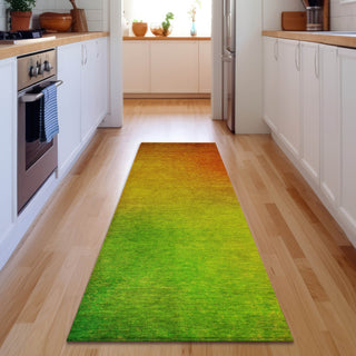 Piper Looms Mayfield Ombre AMF583 Terracotta Machine Washable Area Rug Runner Lifestyle Image Feature