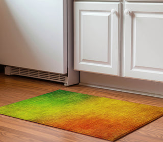 Piper Looms Mayfield Ombre AMF583 Terracotta Machine Washable Area Rug Scatter Lifestyle Image Feature