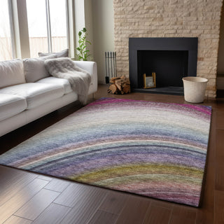 Piper Looms Mayfield Waves AMF584 Beige Machine Washable Area Rug Lifestyle Image Feature
