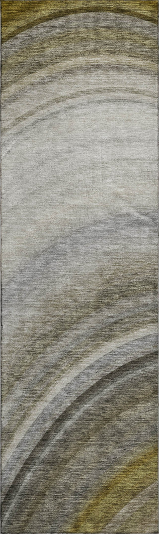 Piper Looms Mayfield Waves AMF584 Taupe Machine Washable Area Rug Runner Main Image