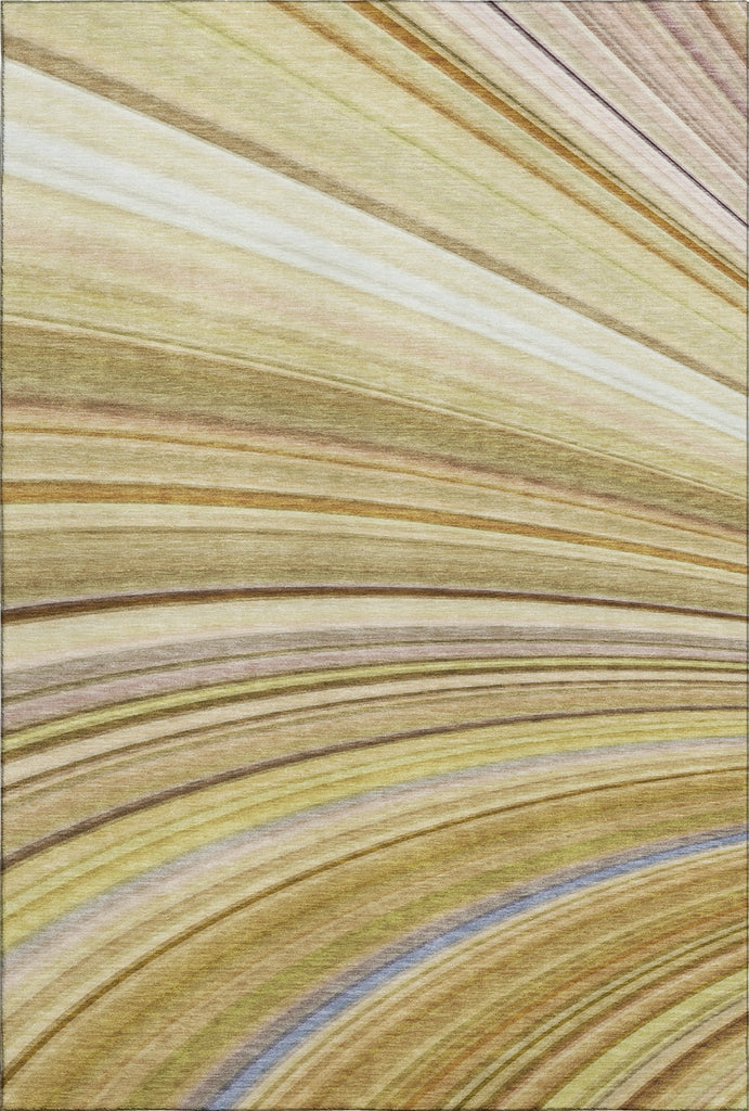 Piper Looms Mayfield Waves AMF585 Beige Machine Washable Area Rug main image