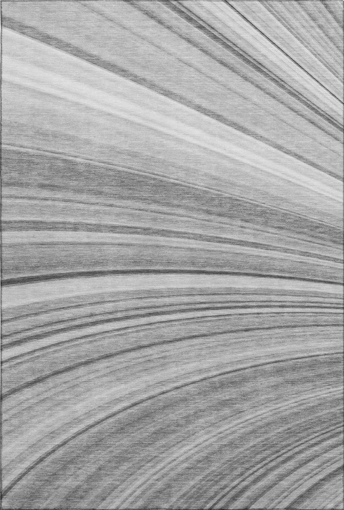 Piper Looms Mayfield Waves AMF585 Gray Machine Washable Area Rug main image