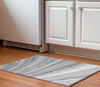 Piper Looms Mayfield Waves AMF585 Gray Machine Washable Area Rug Scatter Lifestyle Image Feature