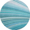 Piper Looms Mayfield Waves AMF585 Teal Machine Washable Area Rug Round Main Image