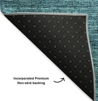 Piper Looms Mayfield Ombre AMF587 Brown Machine Washable Area Rug Backing Image