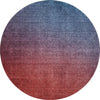 Piper Looms Mayfield Ombre AMF587 Navy Machine Washable Area Rug Round Main Image
