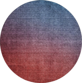 Piper Looms Mayfield Ombre AMF587 Navy Machine Washable Area Rug Round Main Image