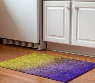 Piper Looms Mayfield Ombre AMF587 Purple Machine Washable Area Rug Scatter Lifestyle Image Feature