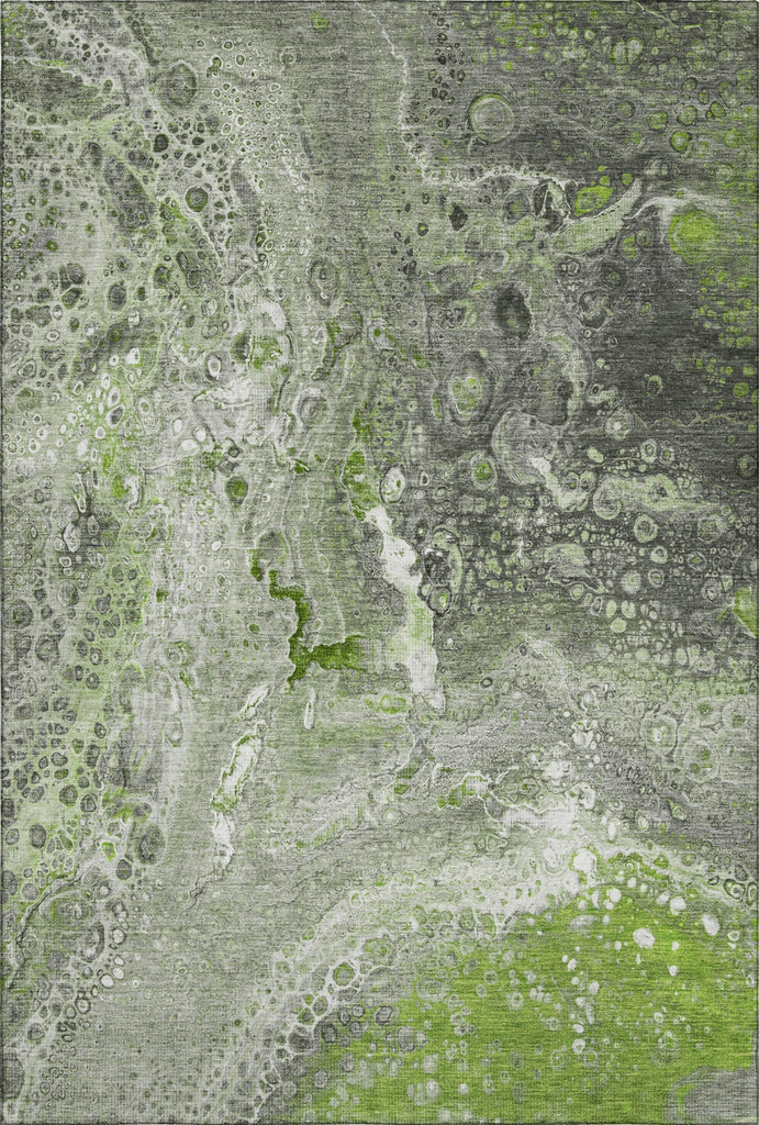 Piper Looms Mayfield Abstract AMF588 Aloe Machine Washable Area Rug main image