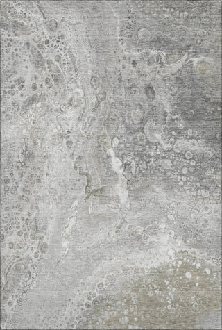 Piper Looms Mayfield Abstract AMF588 Silver Machine Washable Area Rug main image