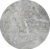 Piper Looms Mayfield Abstract AMF588 Silver Machine Washable Area Rug Round Main Image
