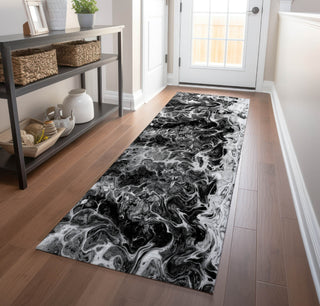 Piper Looms Mayfield Abstract AMF59 Taboo Machine Washable Area Rug Runner Lifestyle Image Feature