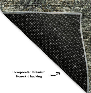 Piper Looms Mayfield Modern AMF590 Chocolate Machine Washable Area Rug Backing Image