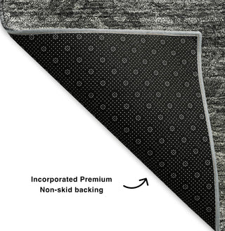 Piper Looms Mayfield Modern AMF590 Gray Machine Washable Area Rug Backing Image