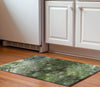 Piper Looms Mayfield Modern AMF590 Green Machine Washable Area Rug Scatter Lifestyle Image Feature