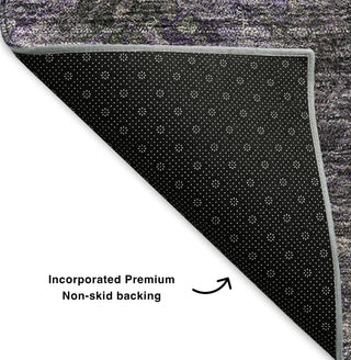 Piper Looms Mayfield Modern AMF590 Purple Machine Washable Area Rug Backing Image