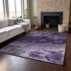 Piper Looms Mayfield Modern AMF590 Purple Machine Washable Area Rug Lifestyle Image Feature