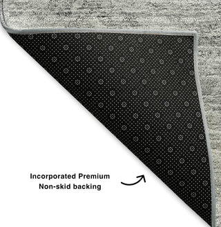 Piper Looms Mayfield Modern AMF590 Silver Machine Washable Area Rug Backing Image