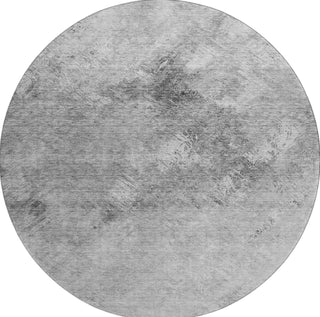 Piper Looms Mayfield Modern AMF590 Silver Machine Washable Area Rug Round Main Image