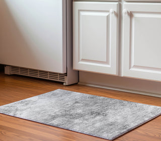 Piper Looms Mayfield Modern AMF590 Silver Machine Washable Area Rug Scatter Lifestyle Image Feature