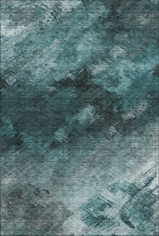 Piper Looms Mayfield Modern AMF590 Teal Machine Washable Area Rug main image