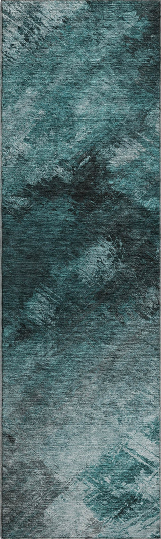 Piper Looms Mayfield Modern AMF590 Teal Machine Washable Area Rug Runner Main Image
