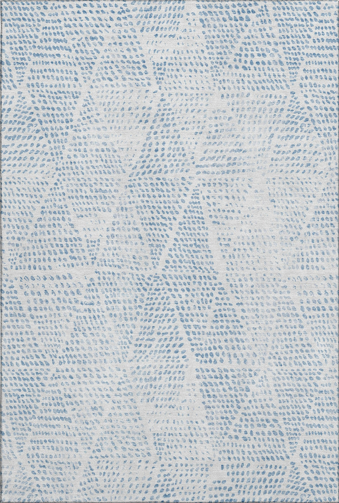 Piper Looms Mayfield Diamond AMF591 Denim Machine Washable Area Rug main image