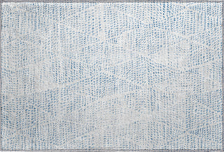 Piper Looms Mayfield Diamond AMF591 Denim Machine Washable Area Rug Scatter Main Image