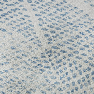 Piper Looms Mayfield Diamond AMF591 Denim Machine Washable Area Rug Swatch Image