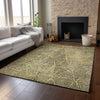 Piper Looms Mayfield Diamond AMF591 Gold Machine Washable Area Rug Lifestyle Image Feature