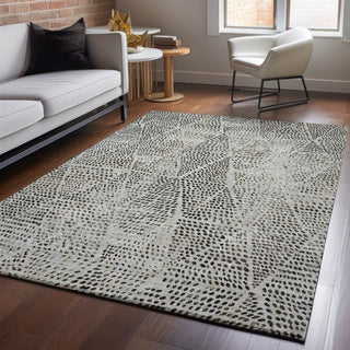 Piper Looms Mayfield Diamond AMF591 Gray Machine Washable Area Rug Lifestyle Image Feature