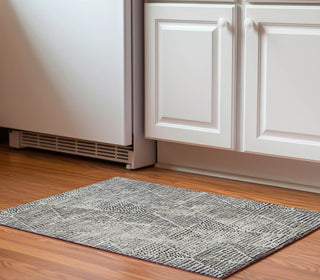 Piper Looms Mayfield Diamond AMF591 Gray Machine Washable Area Rug Scatter Lifestyle Image Feature