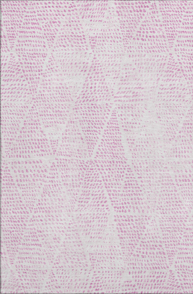 Piper Looms Mayfield Diamond AMF591 Pink Machine Washable Area Rug main image